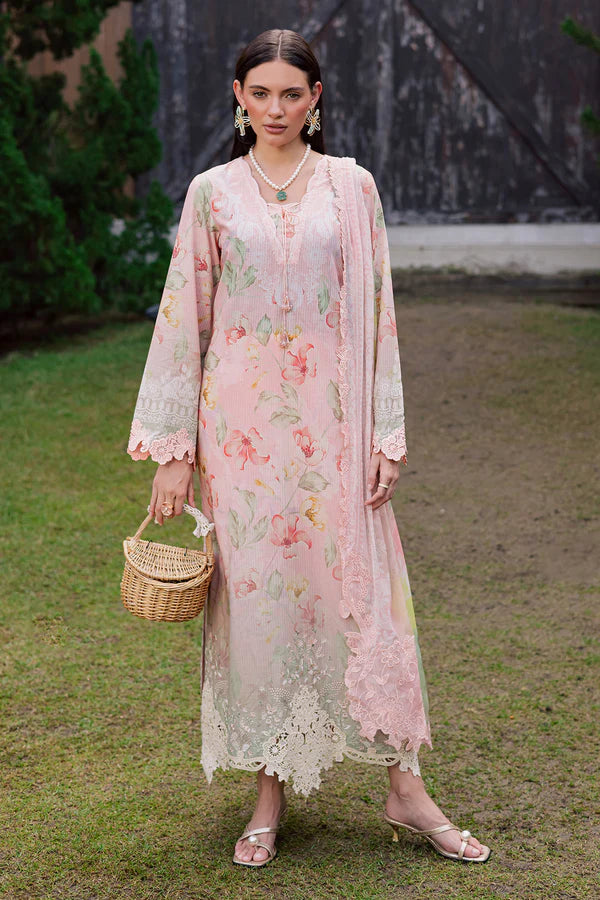 NUREH GARDENIA EMBROIDERED UNSTITCHED'26| NSG-208