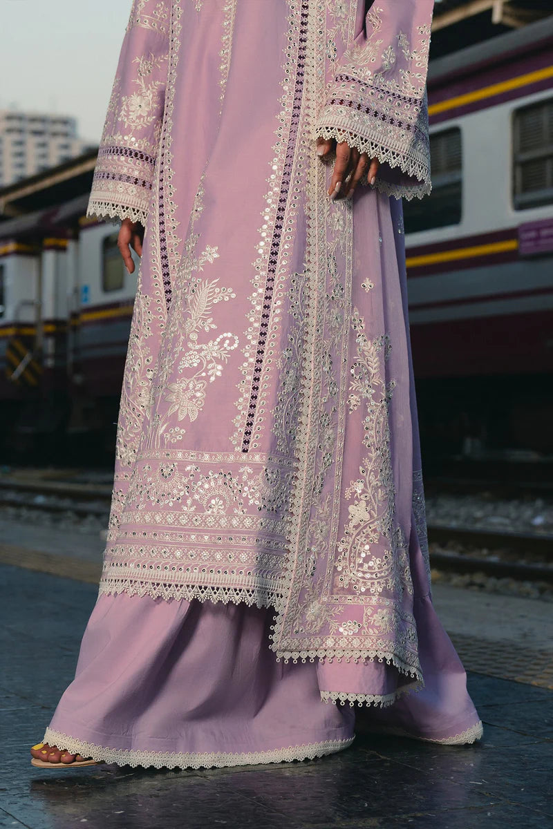 AFROZEH MULAQAAT FESTIVE LAWN UNSTITCHED'26| DILNASHEEN