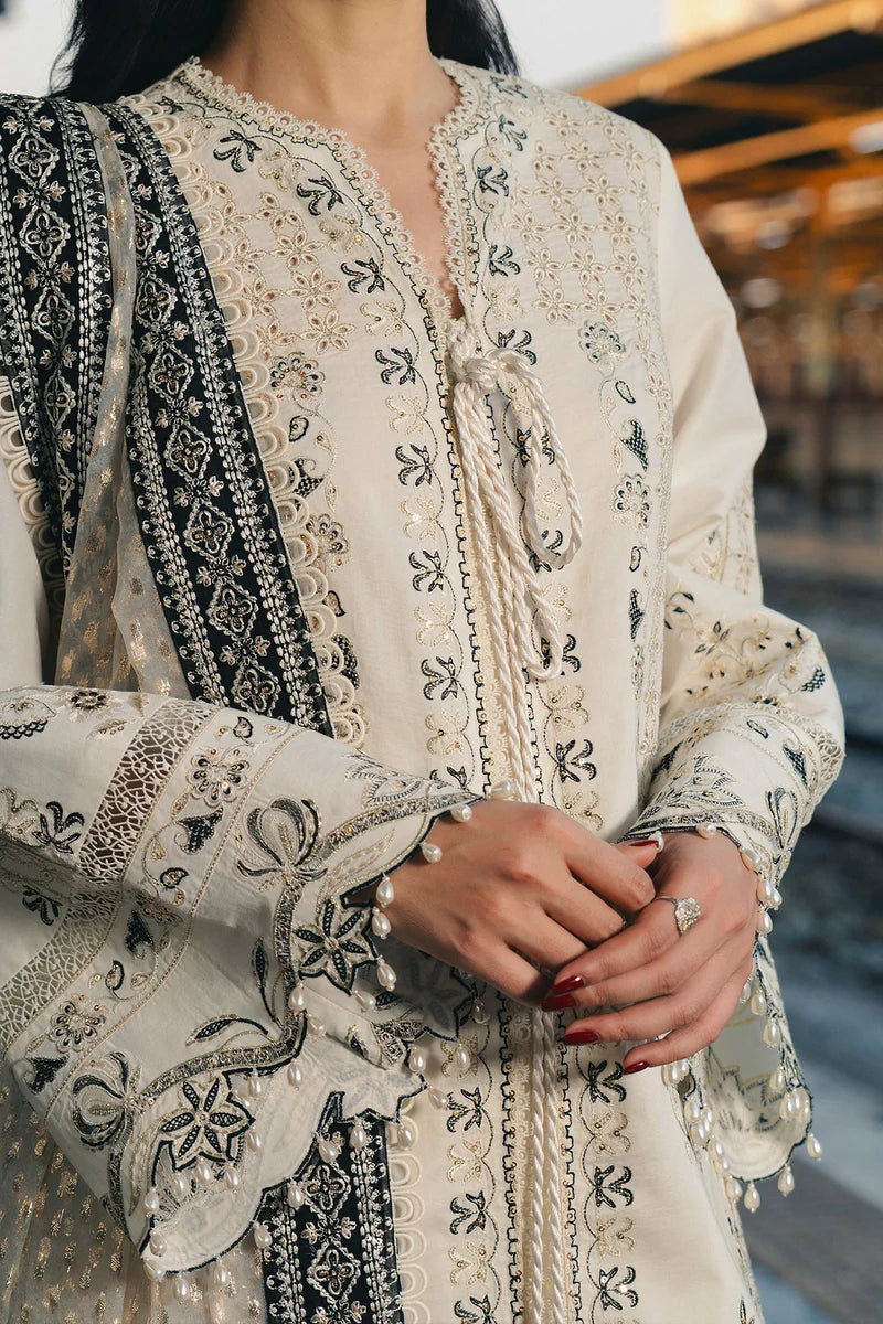 AFROZEH MULAQAAT FESTIVE LAWN UNSTITCHED'26| KHAWAAB