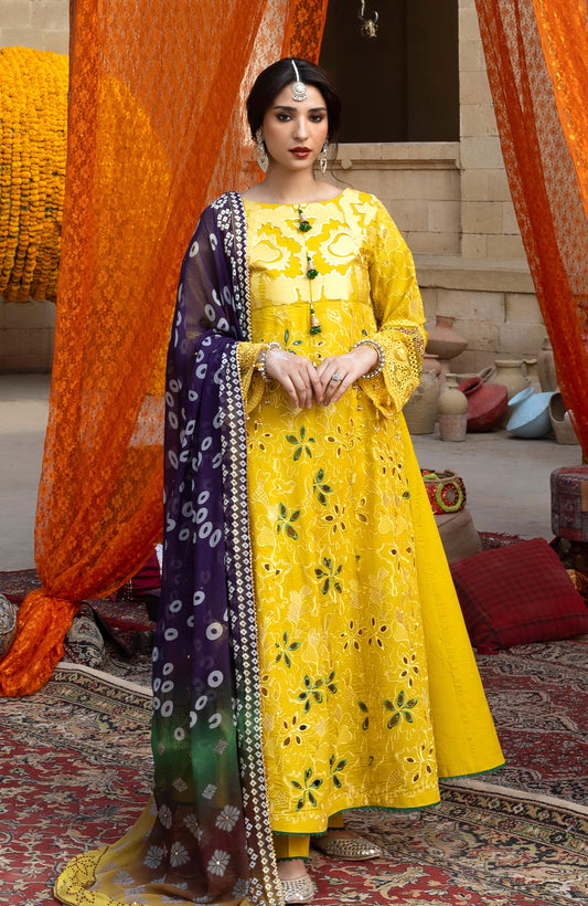 BANDHANI BY ALZOHAIB EMBROIDERED UNSTITCHED'26| D4