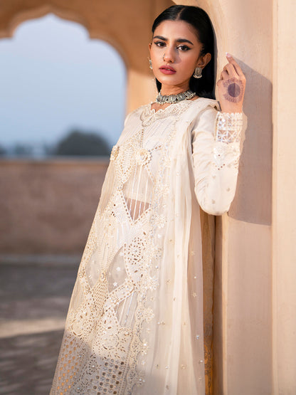 Binilyas DILBARO EMBROIDERED FESTIVE LAWN ’24 Collection 2024 – 401-A | 3 PC LUXURY LAWN