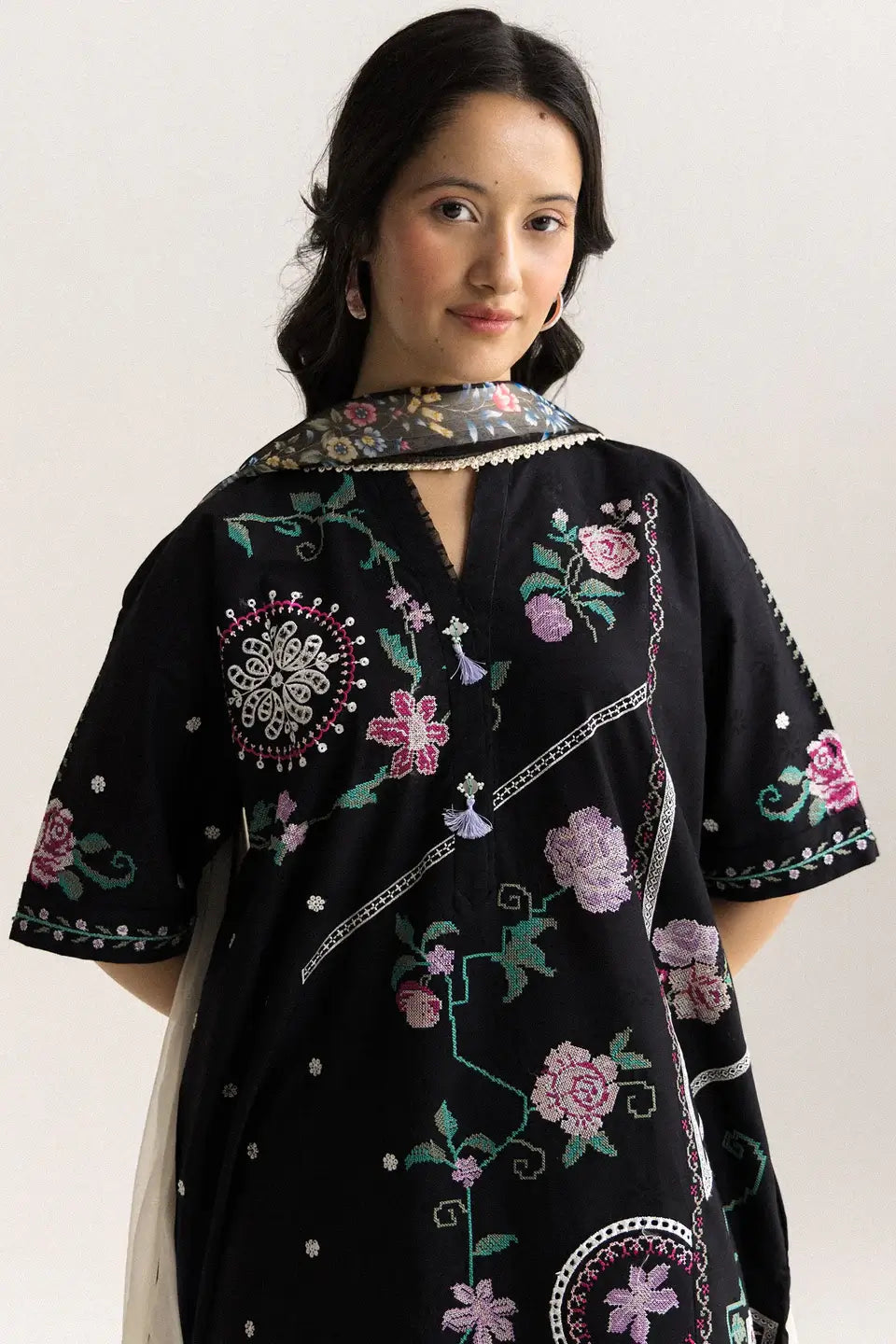 COCO BY ZARA SHAHJAHAN LAWN VOL 2 '26 - UNSTITCHED INES-6A