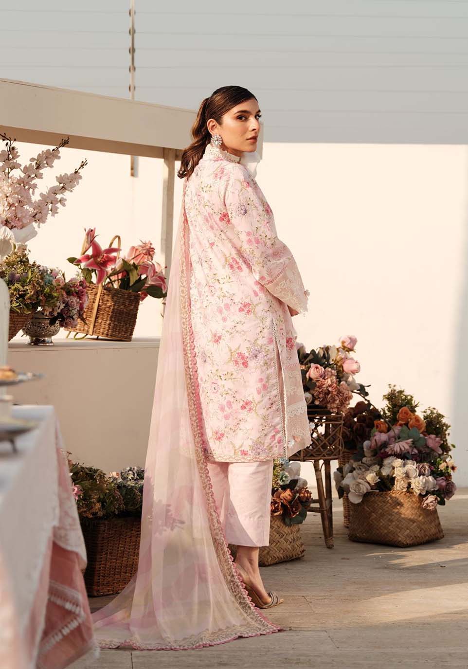 ZARQASH LUXE LAWN UNSTITCHED  Collection 2024 – ZQ 12