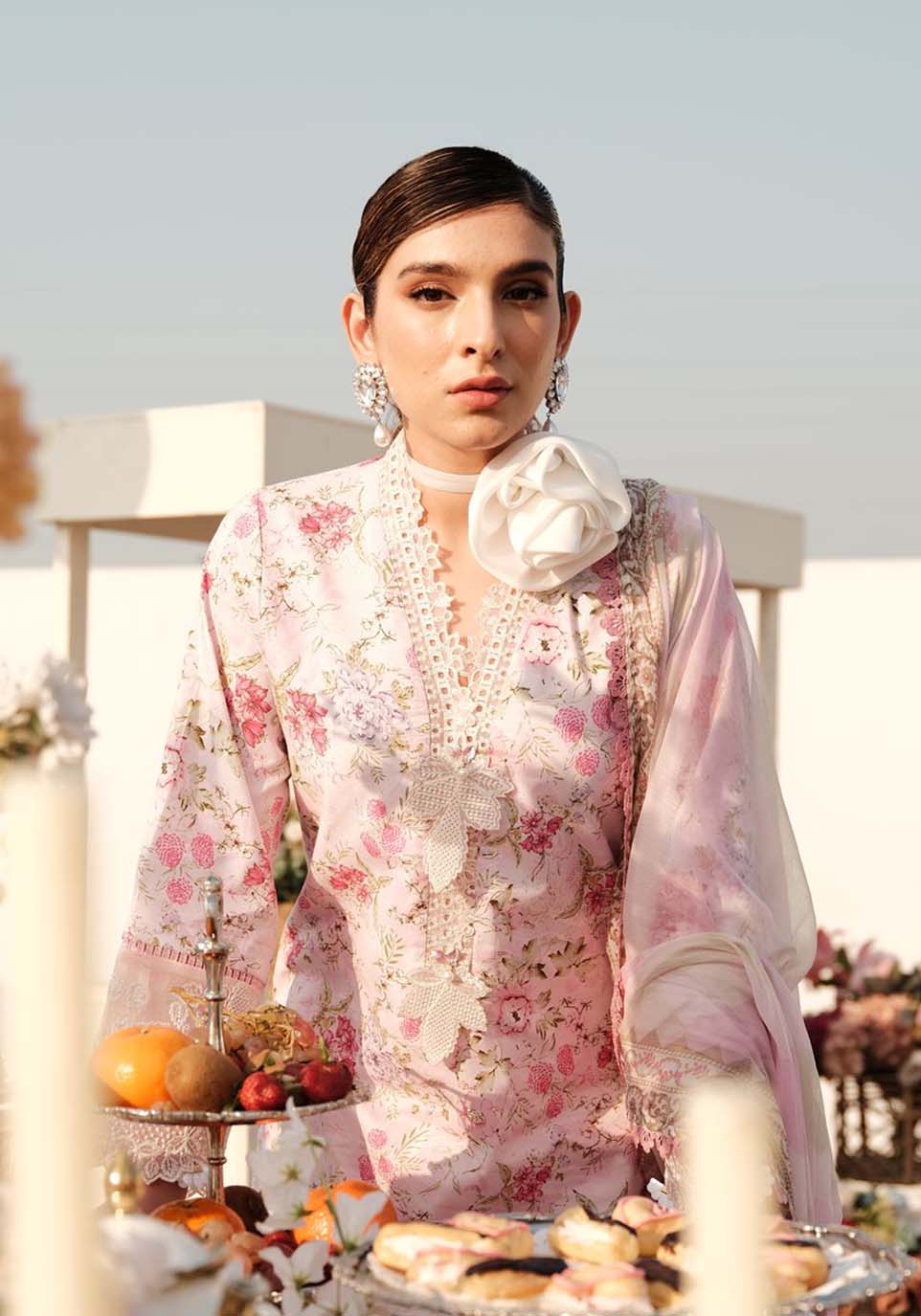 ZARQASH LUXE LAWN UNSTITCHED  Collection 2024 – ZQ 12