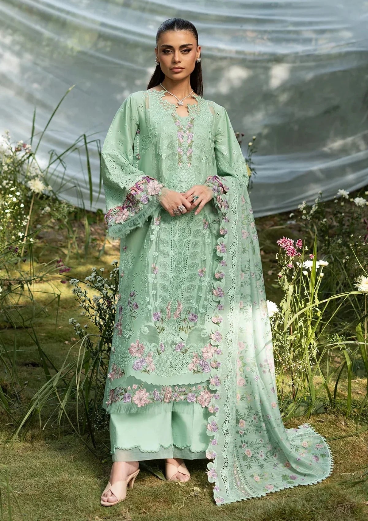 ELAF LUXURY LAWN VOL 2 '26 - UNSTITCHED ELQ-3A