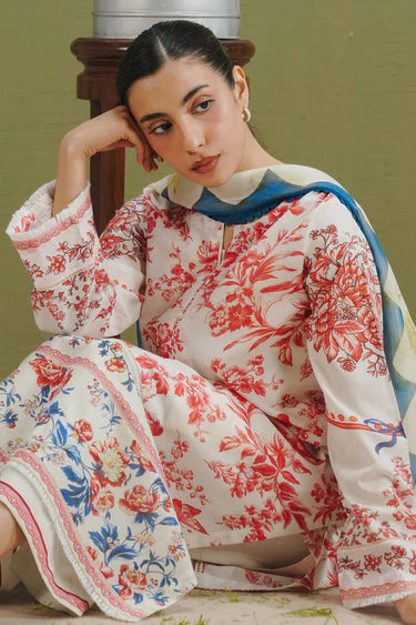 COCO PRINTS VOL-1 BY ZARA SHAHJAHAN UNSTITCHED'26| ELVO-4A