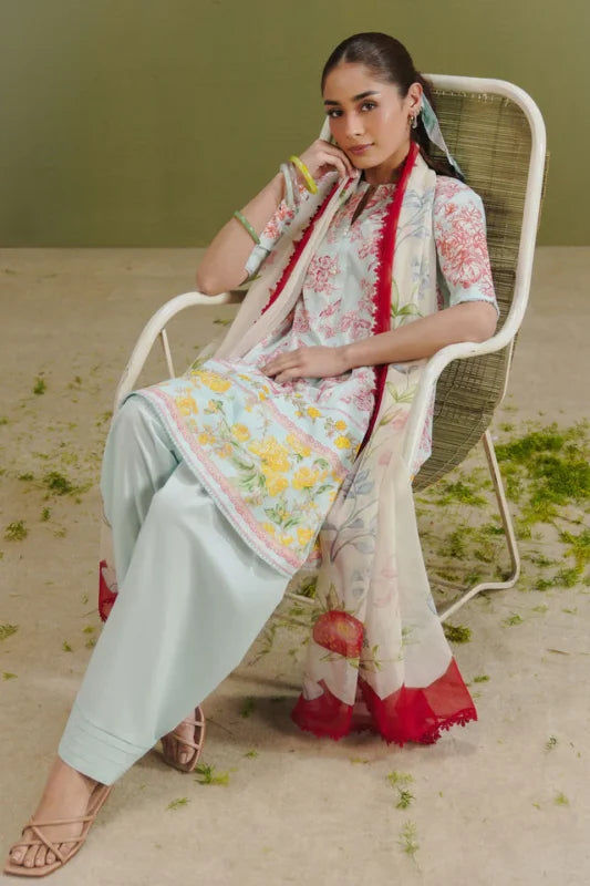 COCO PRINTS VOL-1 BY ZARA SHAHJAHAN UNSTITCHED'26| ELVO-4B