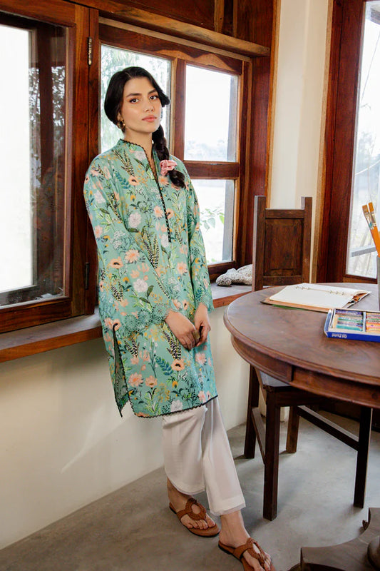 MIRHA BY SAHAR 1 PC UNSTITCHED'26 | SAGE BLOSSOM