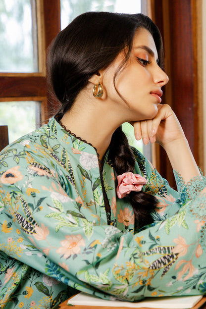 MIRHA BY SAHAR 1 PC UNSTITCHED'26 | SAGE BLOSSOM