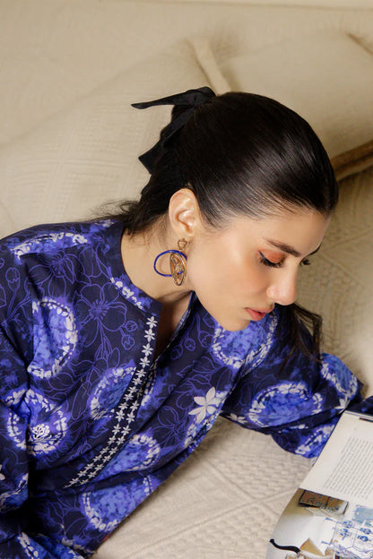 MIRHA BY SAHAR 1 PC UNSTITCHED'26 | MOONLIT INDIGO