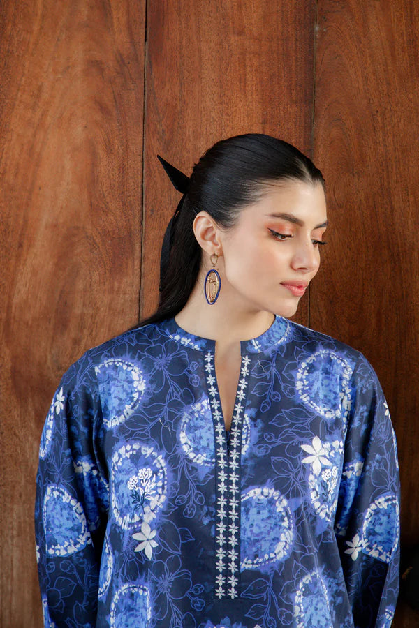 MIRHA BY SAHAR 1 PC UNSTITCHED'26 | MOONLIT INDIGO