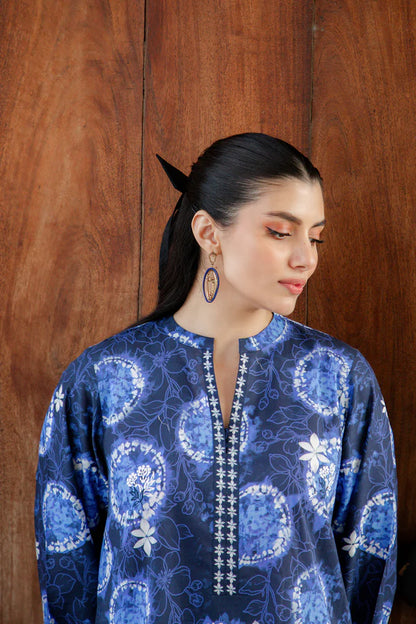 MIRHA BY SAHAR 1 PC UNSTITCHED'26 | MOONLIT INDIGO