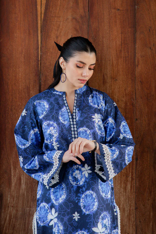 MIRHA BY SAHAR 1 PC UNSTITCHED'26 | MOONLIT INDIGO