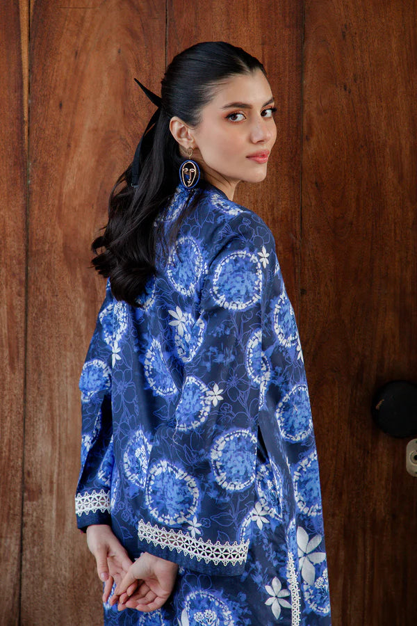 MIRHA BY SAHAR 1 PC UNSTITCHED'26 | MOONLIT INDIGO