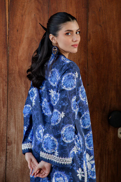 MIRHA BY SAHAR 1 PC UNSTITCHED'26 | MOONLIT INDIGO