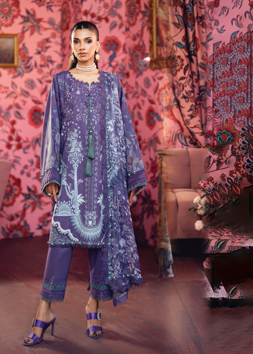 JADE URBANE CHIFFON DUPATTA UNSTITCHED'26| 20960 В