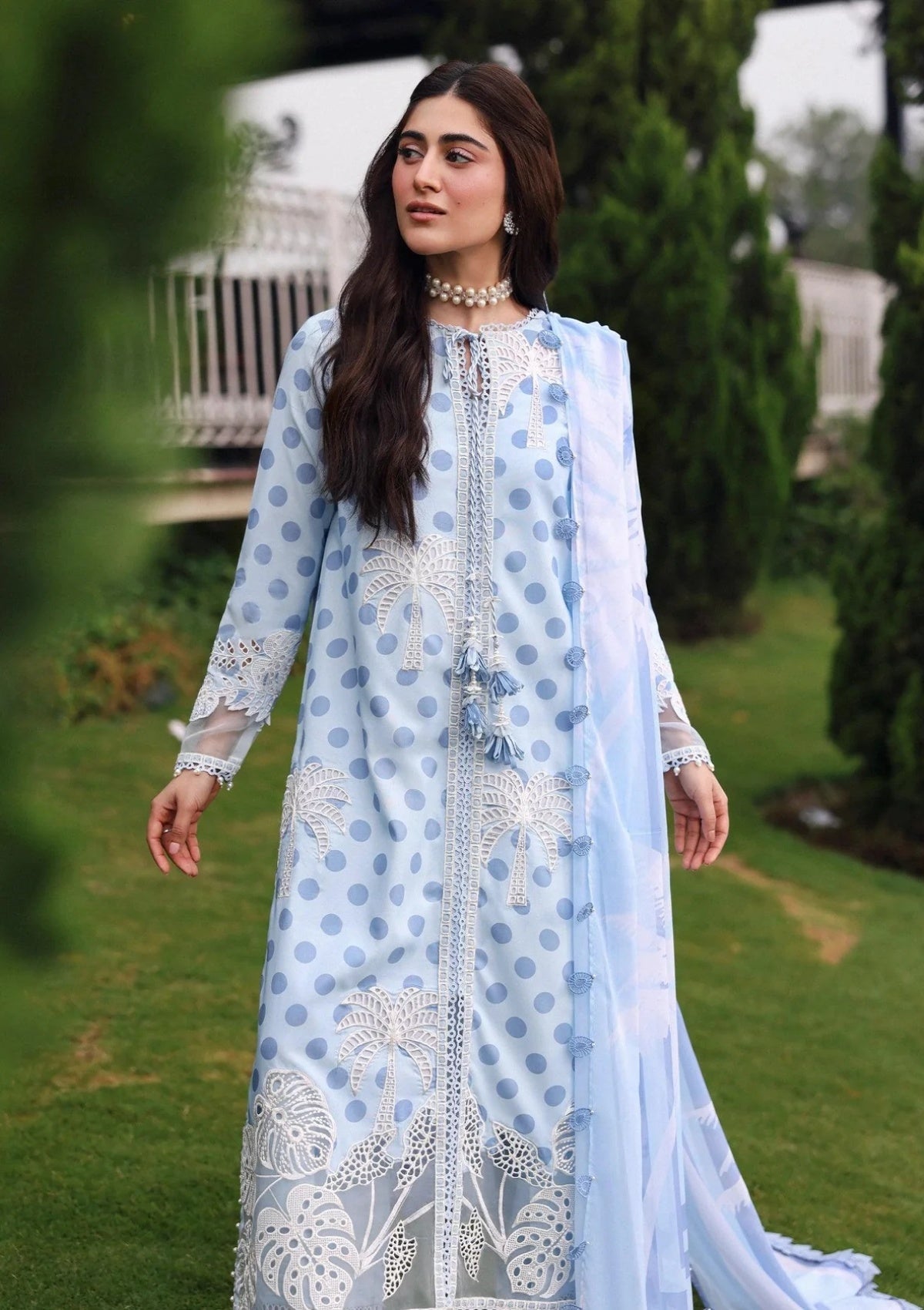 SARDINIA EMB LAWN EID EDIT'26 UNSTITCHED - PALM BREEZE 1705