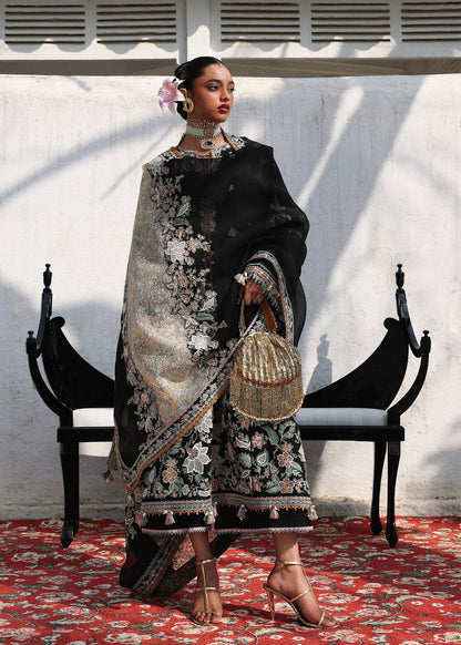 KALABAGH BY HUSSAIN REHAR UNSTITCHED'26| Sable