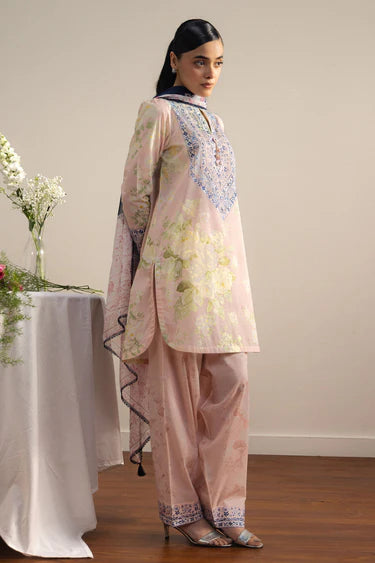 COCO PRINTS BY ZARA SHAHJAHAN UNSTITCHED'26| HARU-1A