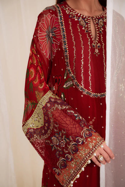 NUREH OMARA FESTIVE UNSTITCHED'26 | NEL-92