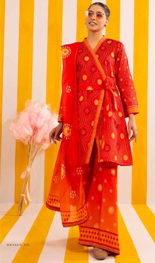 COCO POPUP BY ALZOHAIB DIGITAL PRINTED UNSTITCHED'26| D8