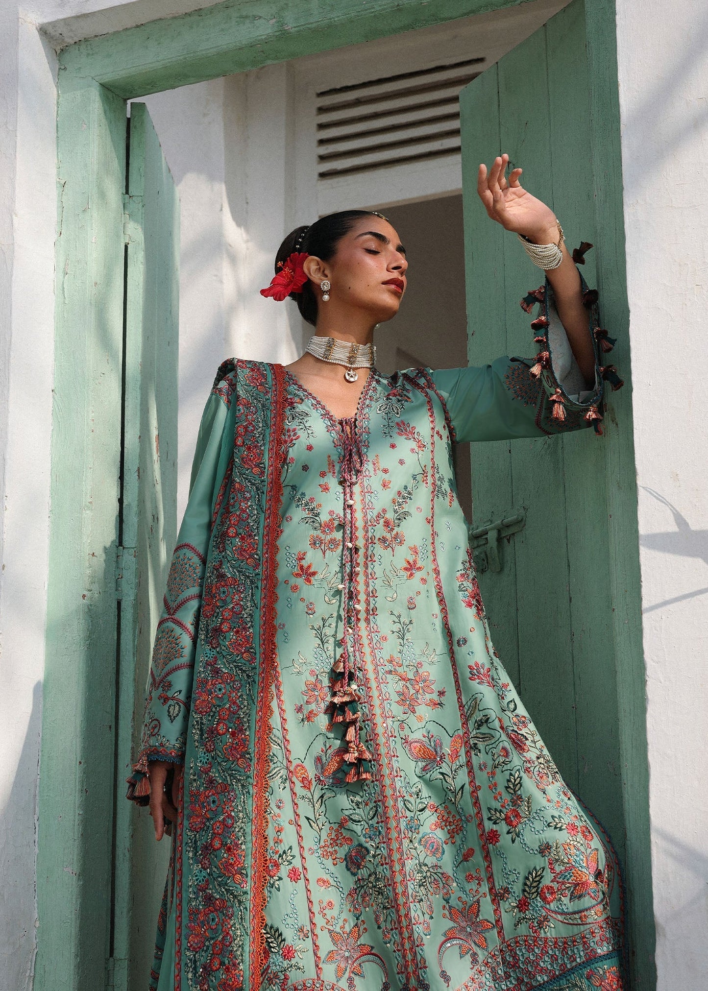 KALABAGH BY HUSSAIN REHAR UNSTITCHED'26| Verdant