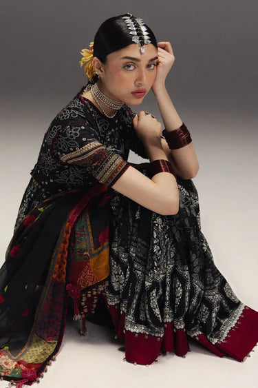 ANARKALI BY ZARA SHAHJAHAN UNSTITCHED'26| Surkh Bahar