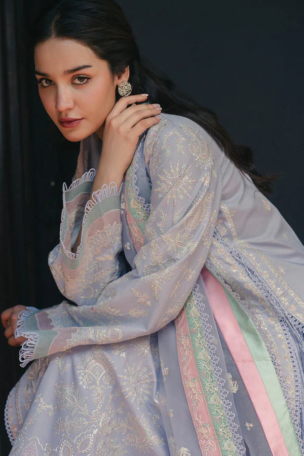 AFROZEH MULAQAAT FESTIVE LAWN UNSTITCHED'26| SAYA
