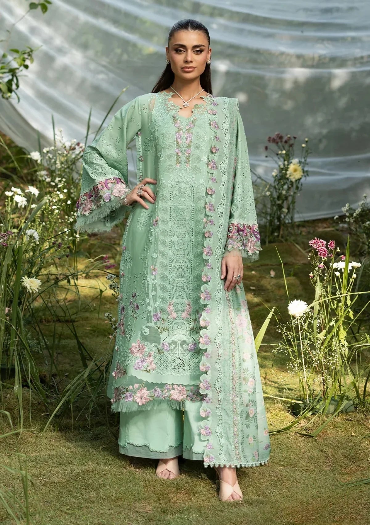 ELAF LUXURY LAWN VOL 2 '26 - UNSTITCHED ELQ-3A