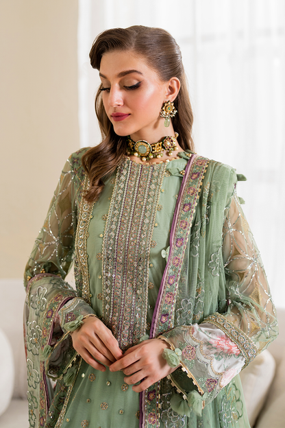 Iznik Formal Wear Collection 2024 – CC-41 Embroidered Net