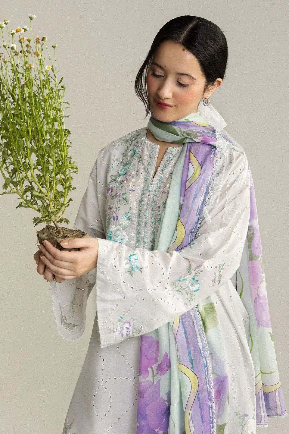 COCO BY ZARA SHAHJAHAN LAWN VOL 2 '26 - UNSTITCHED LUNE-2A