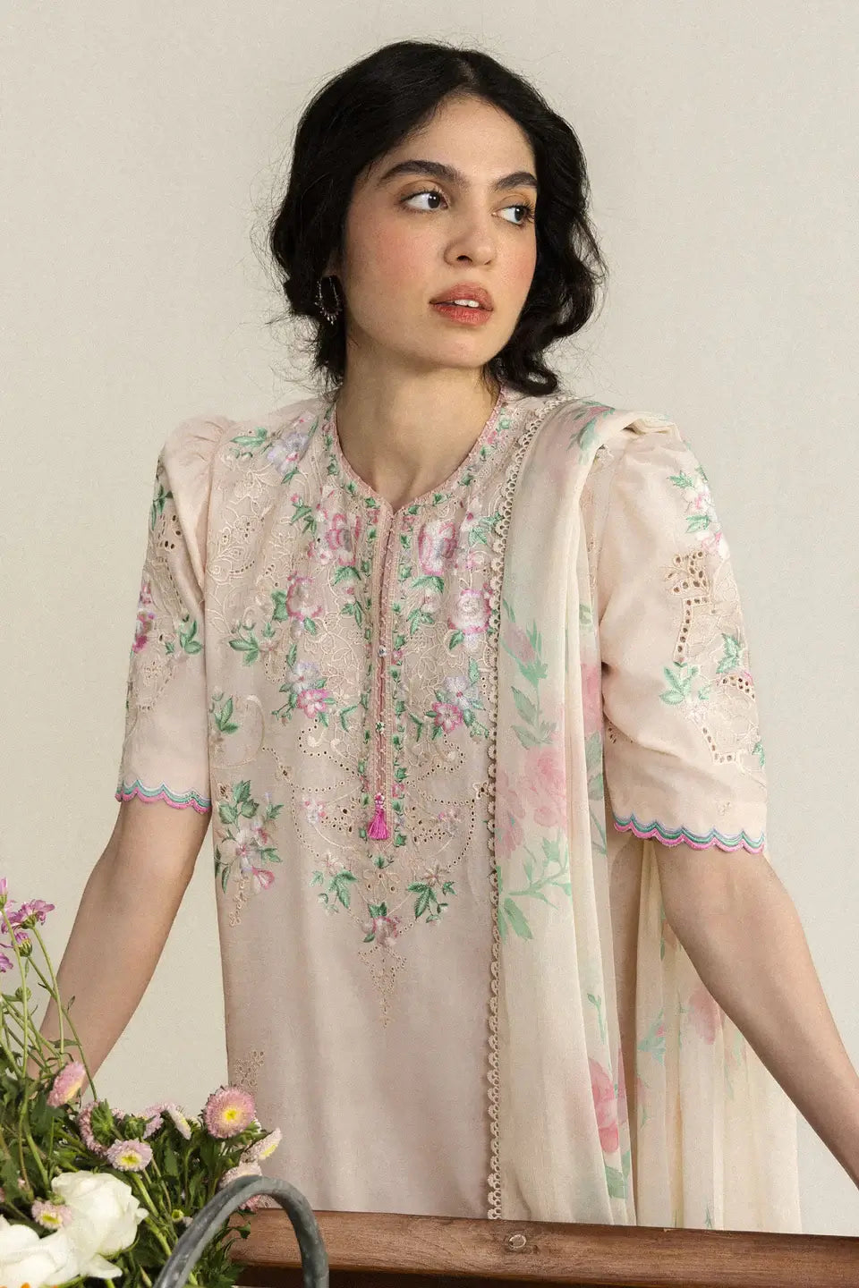 COCO BY ZARA SHAHJAHAN LAWN VOL 2 '26 - UNSTITCHED ARLO-7B