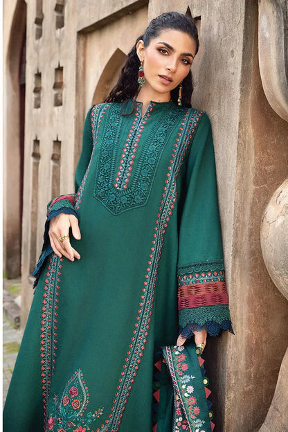 3Pc Maria B Unstitched M.print Pakistani Winter Suit - 5B