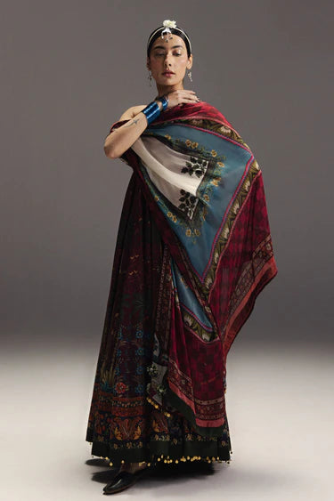 ANARKALI BY ZARA SHAHJAHAN UNSTITCHED'26| FIRDAUS