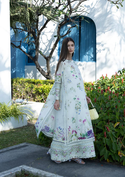 ELAF PRINTS UNSTITCHED COLLECTION'26 | EPN-7B MOON FLOWER