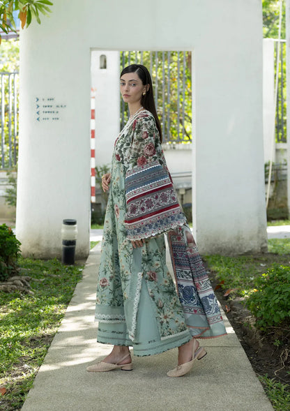 ELAF PRINTS UNSTITCHED COLLECTION'26 | EPN-6B OPALINE GARDEN