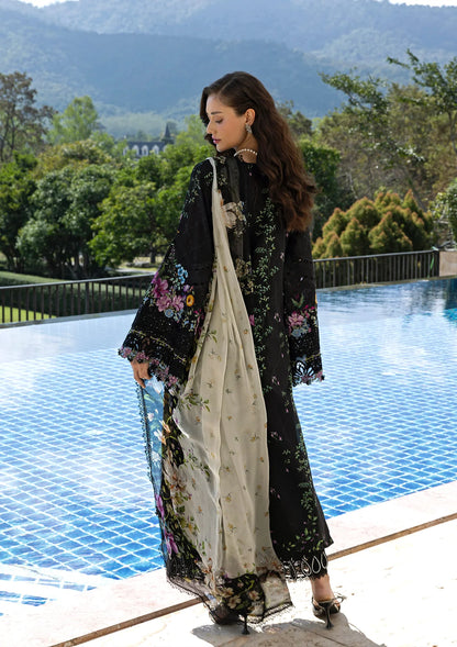 ELAF SIGNATURE EMBROIDERED UNSTITCHED'26| ESA-1B BLACK THRONE