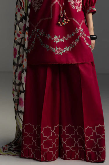 COCO BY ZARA SHAHJAHAN LAWN UNSTITCHED'26| RIVAE-1B