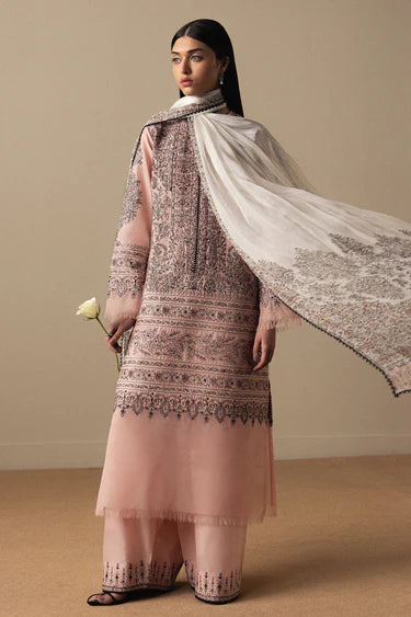 SATORI BY ZARA SHAHJAHAN UNSTITCHED'26 | AKAHANA-D11