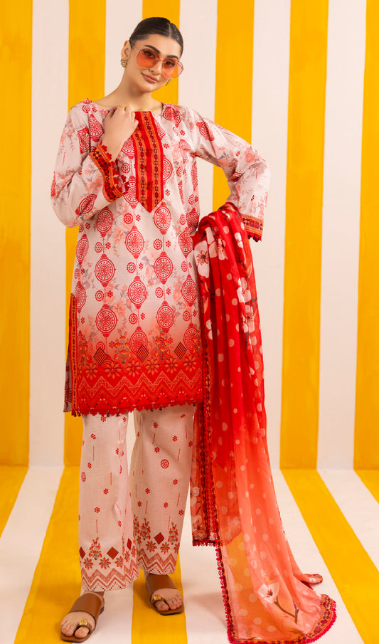 COCO POPUP BY ALZOHAIB DIGITAL PRINTED UNSTITCHED'26| D9