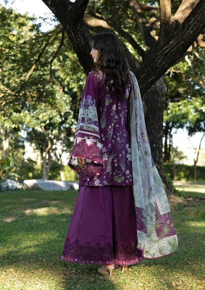 ELAF SIGNATURE EMBROIDERED UNSTITCHED'26| ESA-5B DARLING PLUM