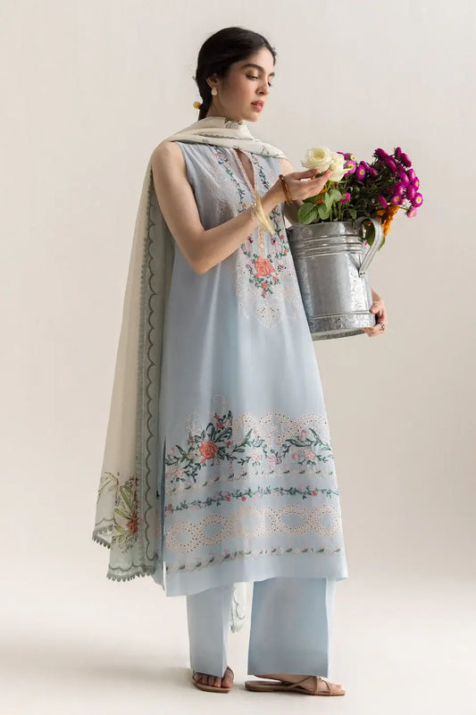 COCO BY ZARA SHAHJAHAN LAWN VOL 2 '26 - UNSTITCHED KIAN-8B