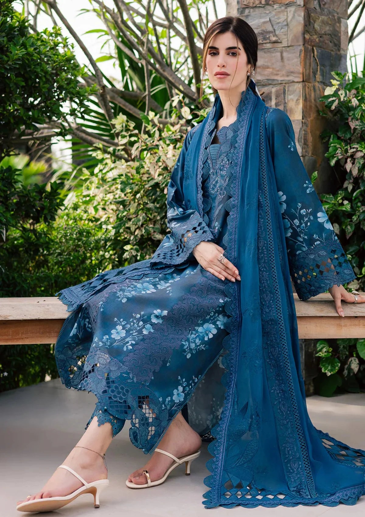 NUREH LILY MAY EID PRINTS LAWN COLLECTION UNSTITCHED'26 NE-260