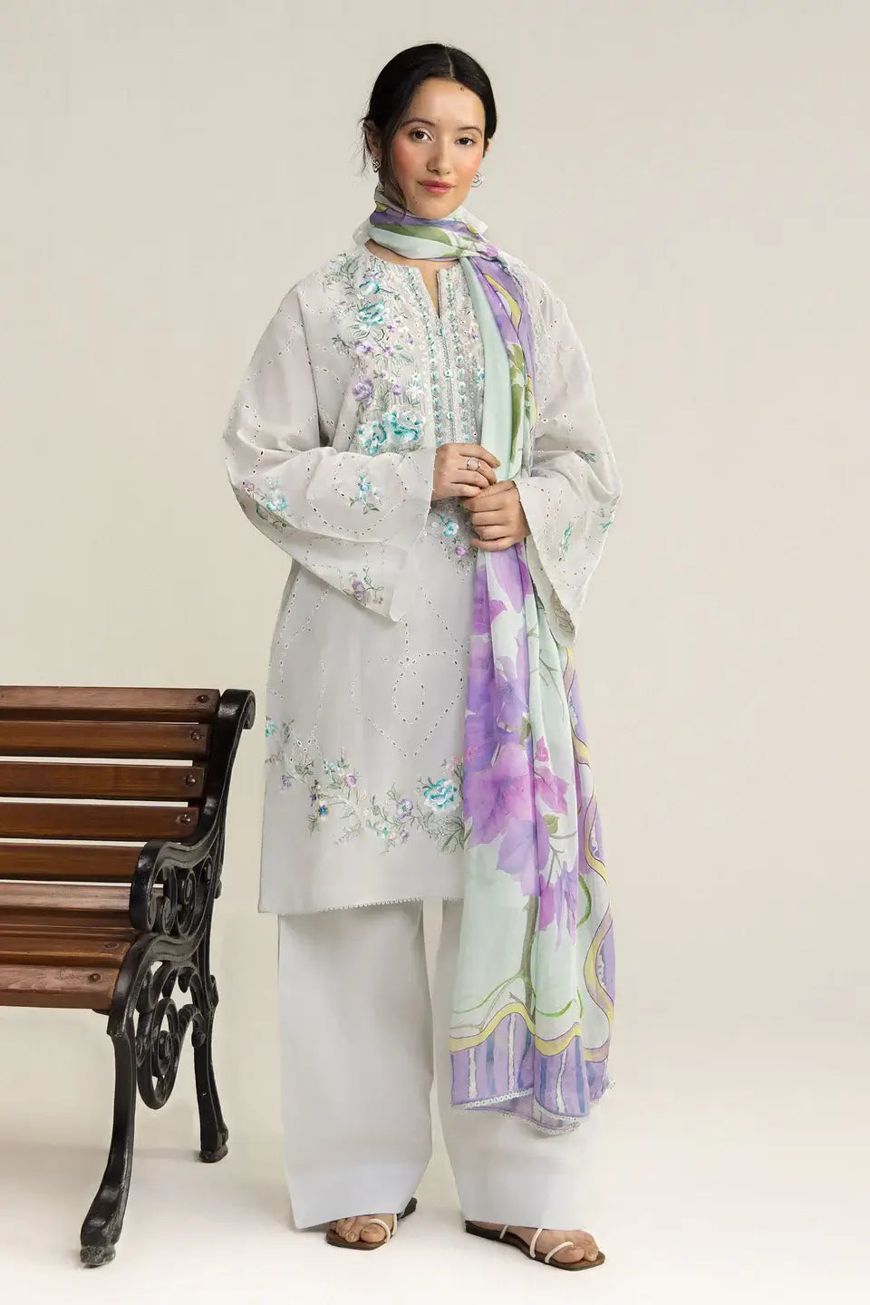 COCO BY ZARA SHAHJAHAN LAWN VOL 2 '26 - UNSTITCHED LUNE-2A