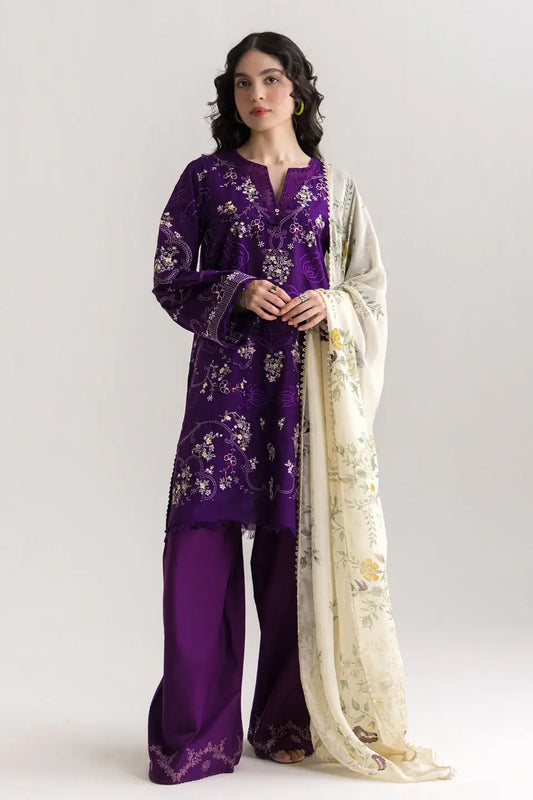 COCO BY ZARA SHAHJAHAN LAWN VOL 2 '26 - UNSTITCHED EIRA-10B
