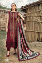 3Pc Maria B Unstitched M.print Pakistani Winter Suit - 6B