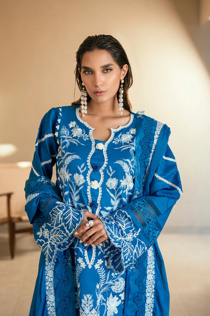 ANAYA BY SIDRA FAHAD LUXURY LAWN UNSTITCHED'26 | BLUEBELL
