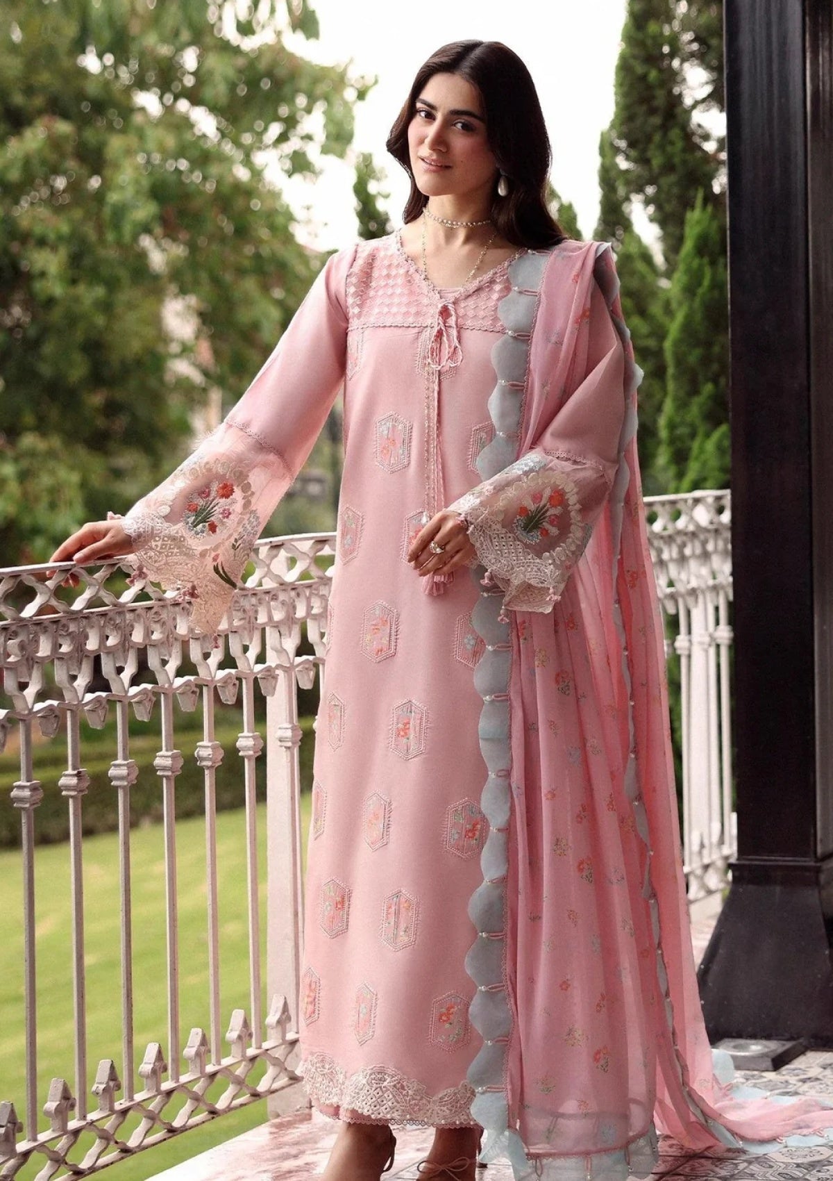 SARDINIA EMB LAWN EID EDIT'26 UNSTITCHED - ROSE RIDGE 1703