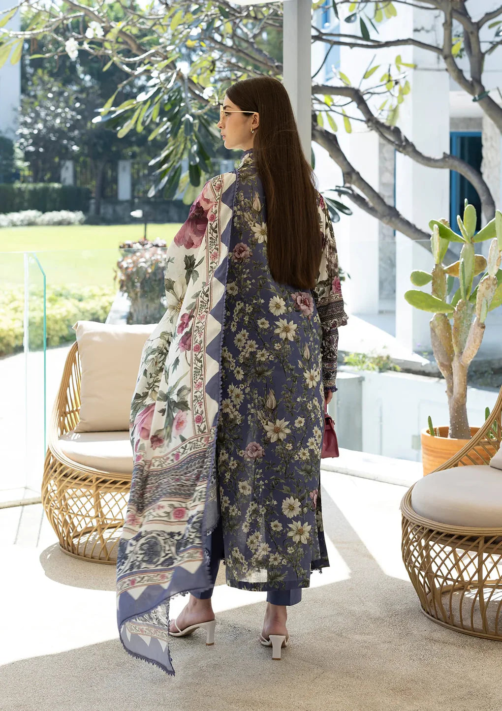ELAF PRINTS UNSTITCHED COLLECTION'26 | EPN-6A BOO BERRY