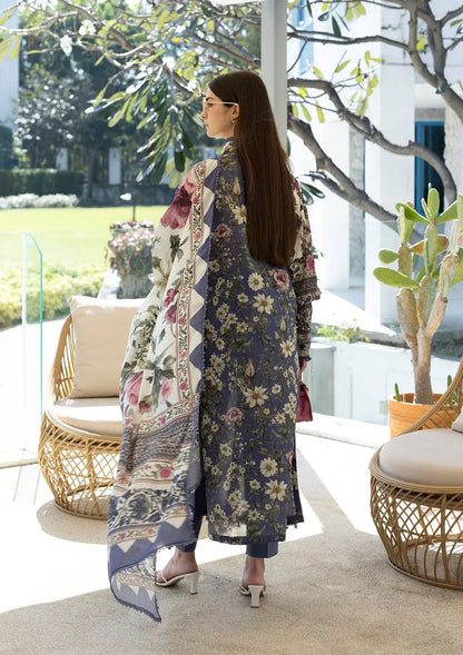 ELAF PRINTS UNSTITCHED COLLECTION'26 | EPN-6A BOO BERRY